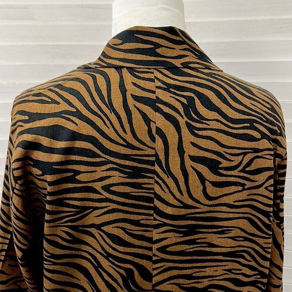 Lipslide Blazer Jacket XL Linen Blend Lightweight NWOT - Picture 7 of 11